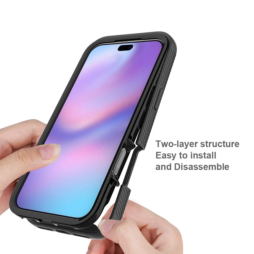 HN-IPH-17PMX | iPhone 17 Pro Max Case | Protection Military Grade Shockproof Drop Proof Cover - Image 3