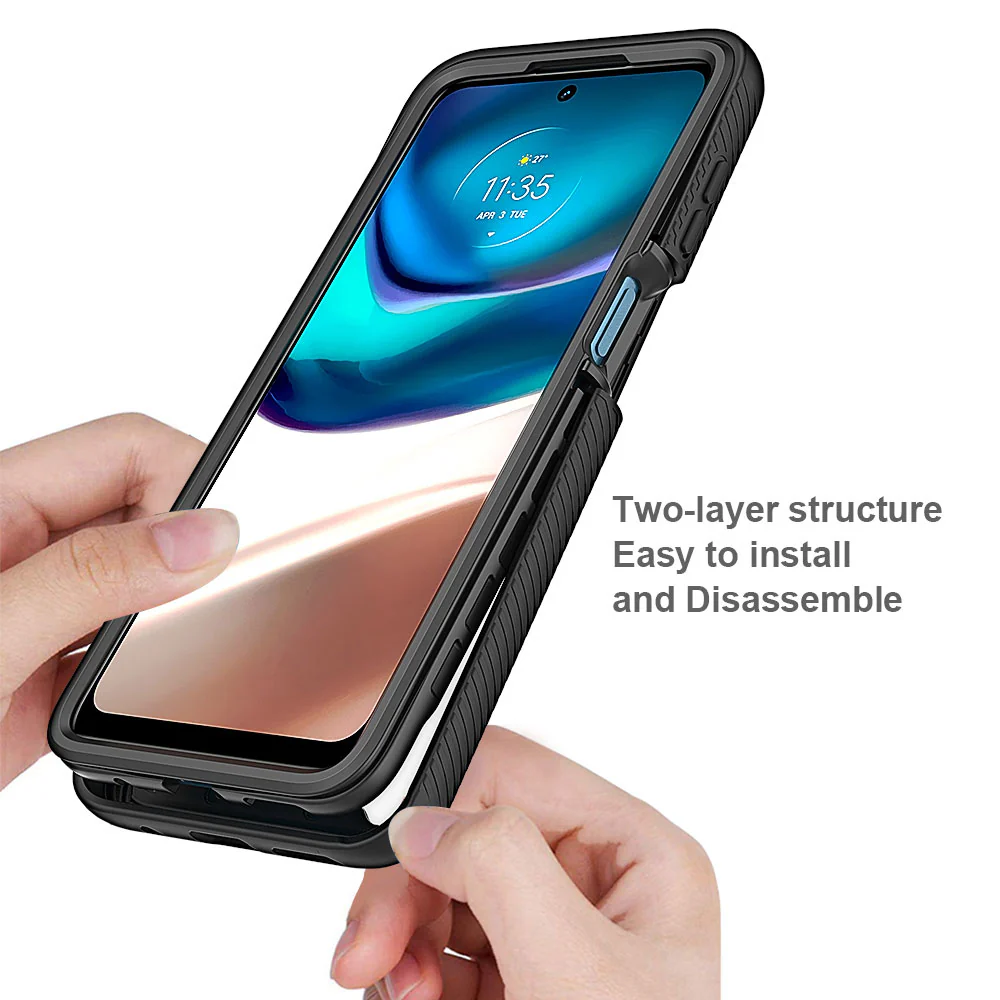 HN-MT22-G424G | Motorola Moto G42 4G Case | Protection Military Grade Shockproof Drop Proof Cover - Image 4