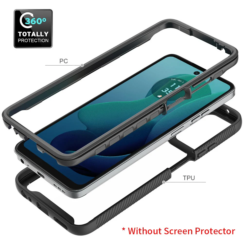 HN-MT24-G5G24 | Motorola Moto G 5G (2024) Case | Protection Military Grade Shockproof Drop Proof Cover - Image 2