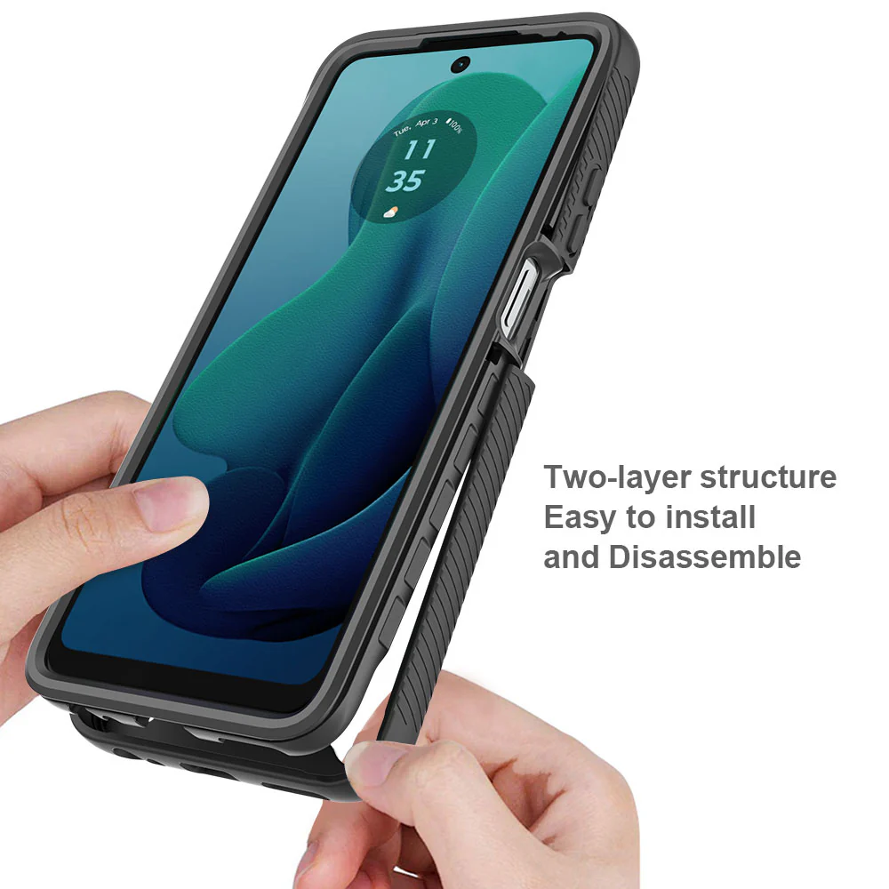 HN-MT24-G5G24 | Motorola Moto G 5G (2024) Case | Protection Military Grade Shockproof Drop Proof Cover - Image 3