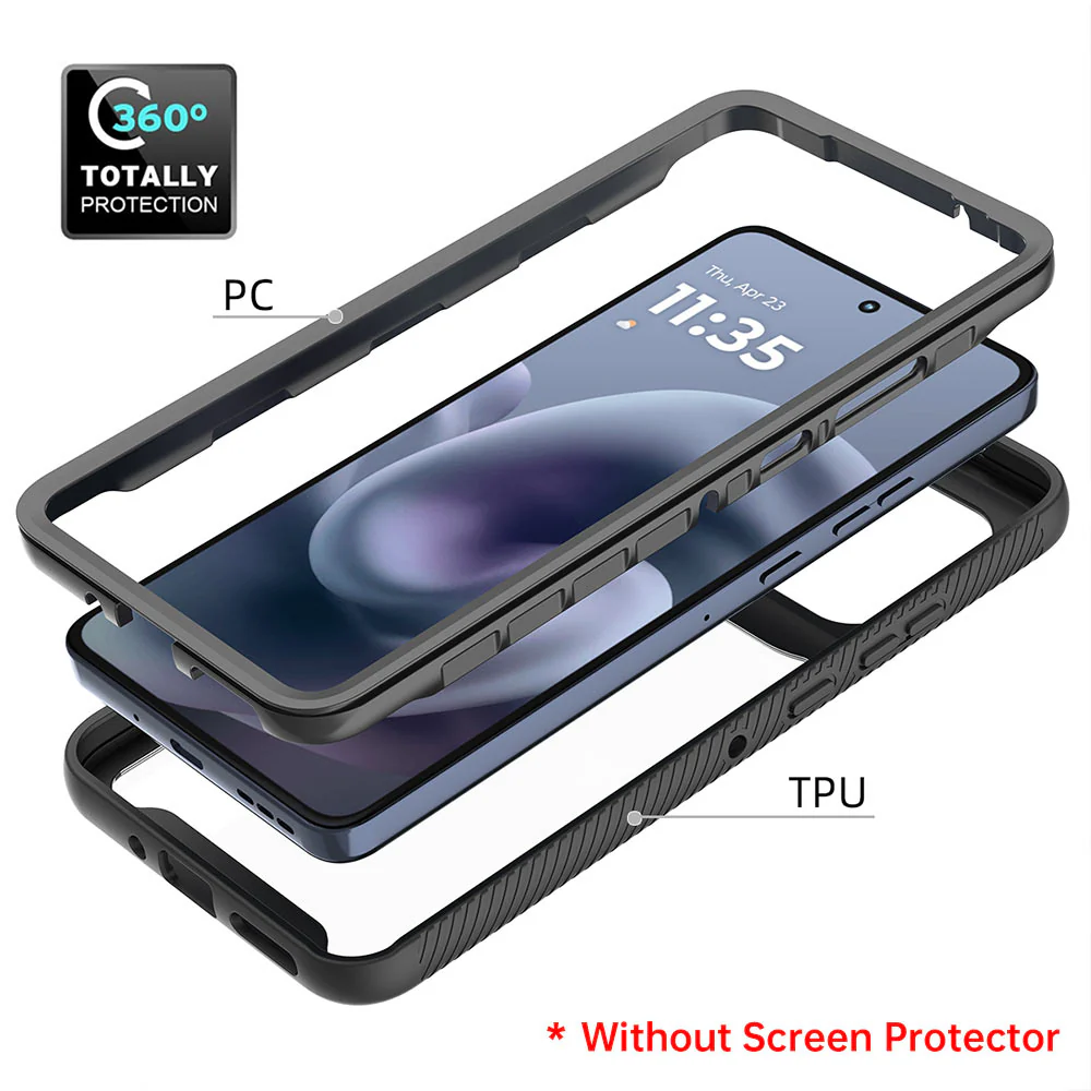 HN-MT25-G865G | Motorola Moto G86 5G Case | Protection Military Grade Shockproof Drop Proof Cover - Image 2