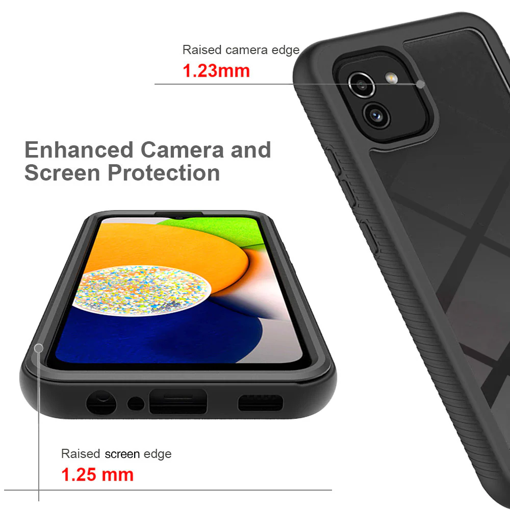 HN-SS21-A03_164 | Samsung Galaxy A03 SM-A035 164mm Case | Protection Military Grade Shockproof Drop Proof Cover - Image 3