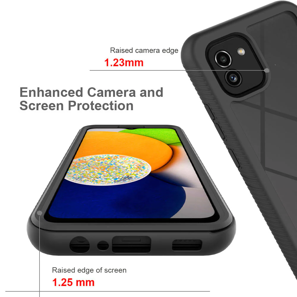 HN-SS21-A03_166 | Samsung Galaxy A03 SM-A035 166mm Case | Protection Military Grade Shockproof Drop Proof Cover - Image 3