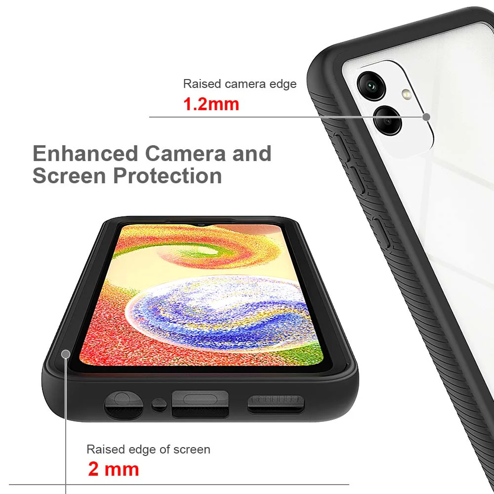 HN-SS22-A044G | Samsung Galaxy A04 4G SM-A045 Case | Protection Military Grade Shockproof Drop Proof Cover - Image 3