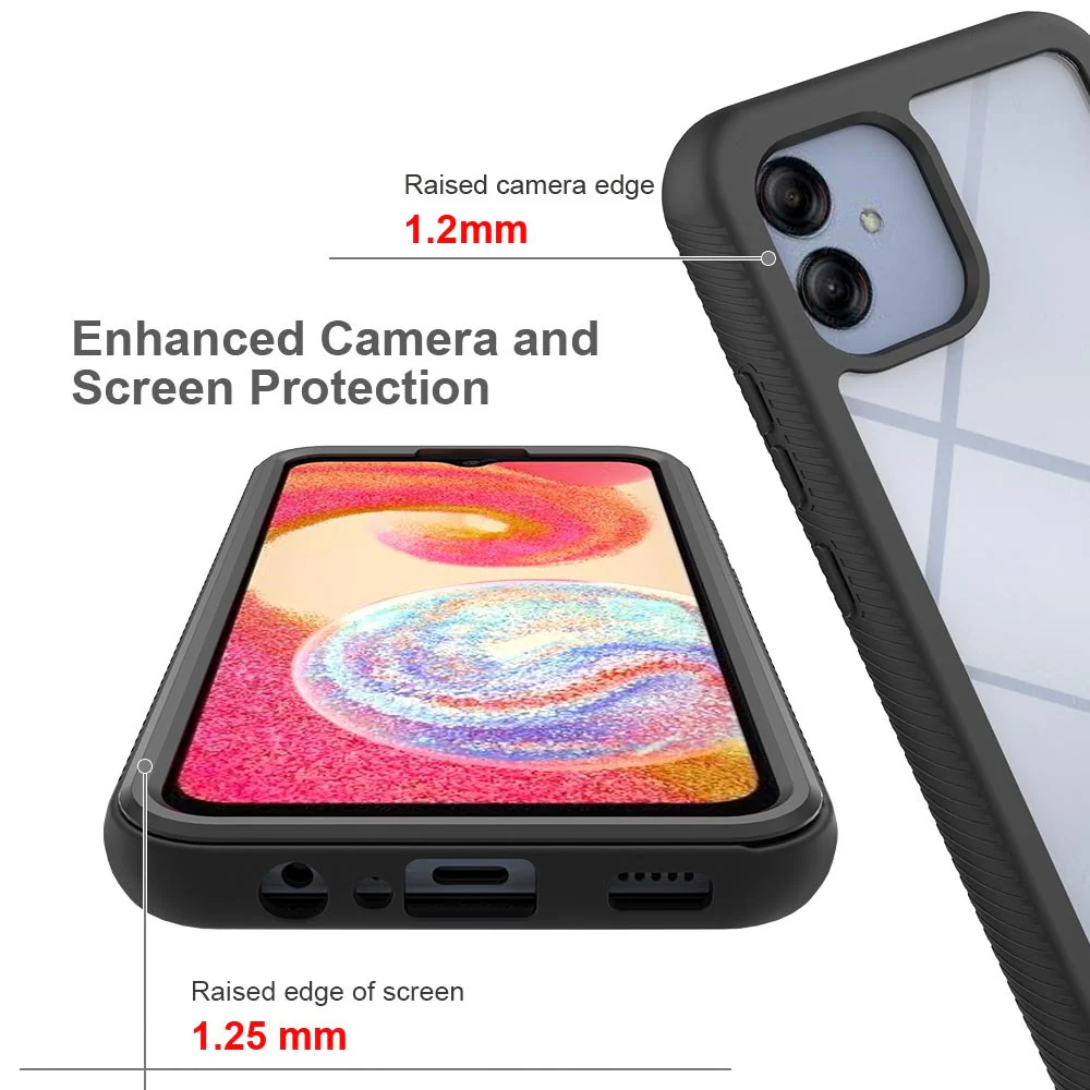 HN-SS22-A04E | Samsung Galaxy A04e SM-A042 Case | Protection Military Grade Shockproof Drop Proof Cover - Image 3
