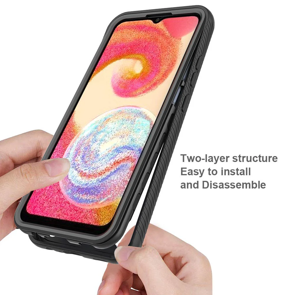 HN-SS22-A04E | Samsung Galaxy A04e SM-A042 Case | Protection Military Grade Shockproof Drop Proof Cover - Image 4