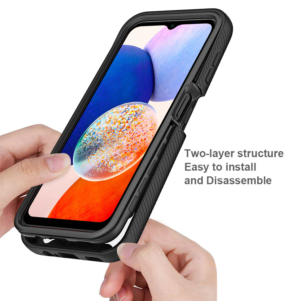 HN-SS22-A145G | Samsung Galaxy A14 5G SM-A146 / A14 4G SM-A145 Case | Protection Military Grade Shockproof Drop Proof Cover - Image 4