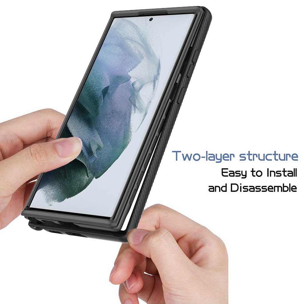 HN-SS22-S22U | Samsung Galaxy S22 Ultra 5G SM-S908 Case | Protection Military Grade Shockproof Drop Proof Cover - Image 4