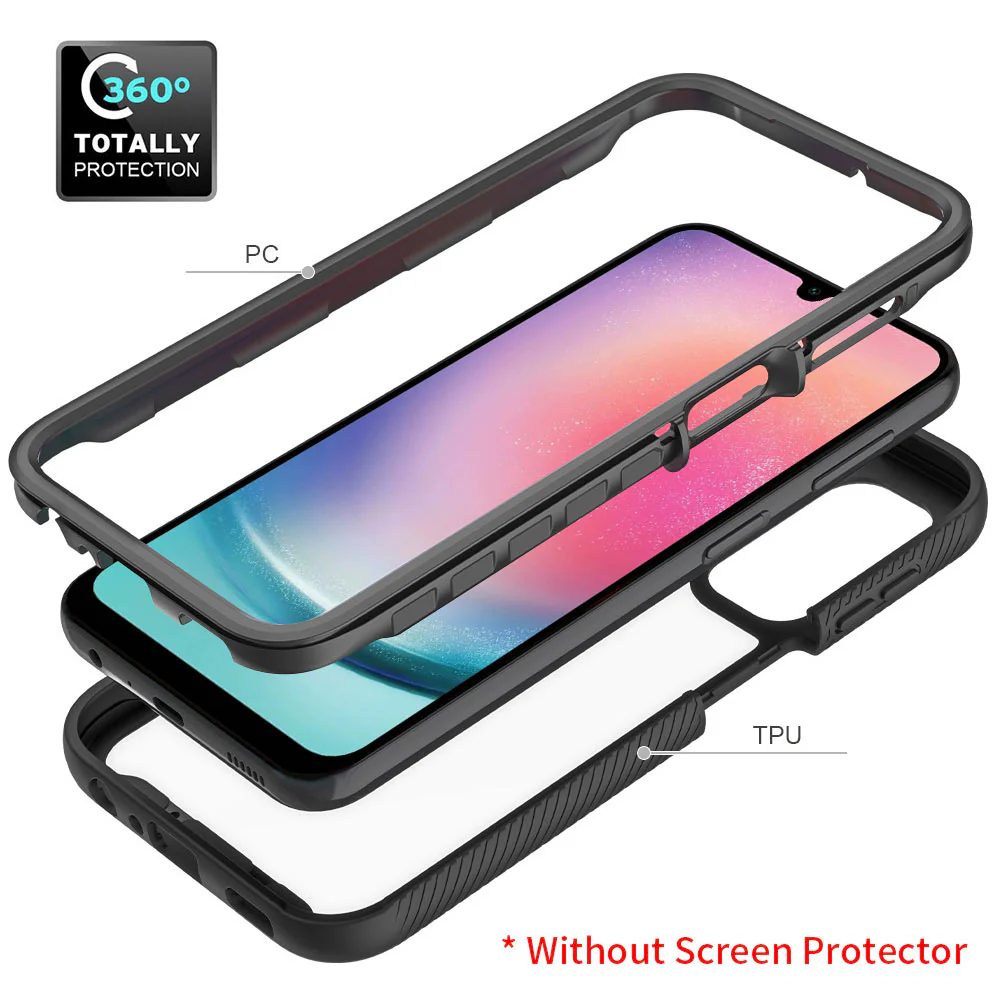 HN-SS23-A244G | Samsung Galaxy A24 4G SM-A245 Case | Protection Military Grade Shockproof Drop Proof Cover - Image 5