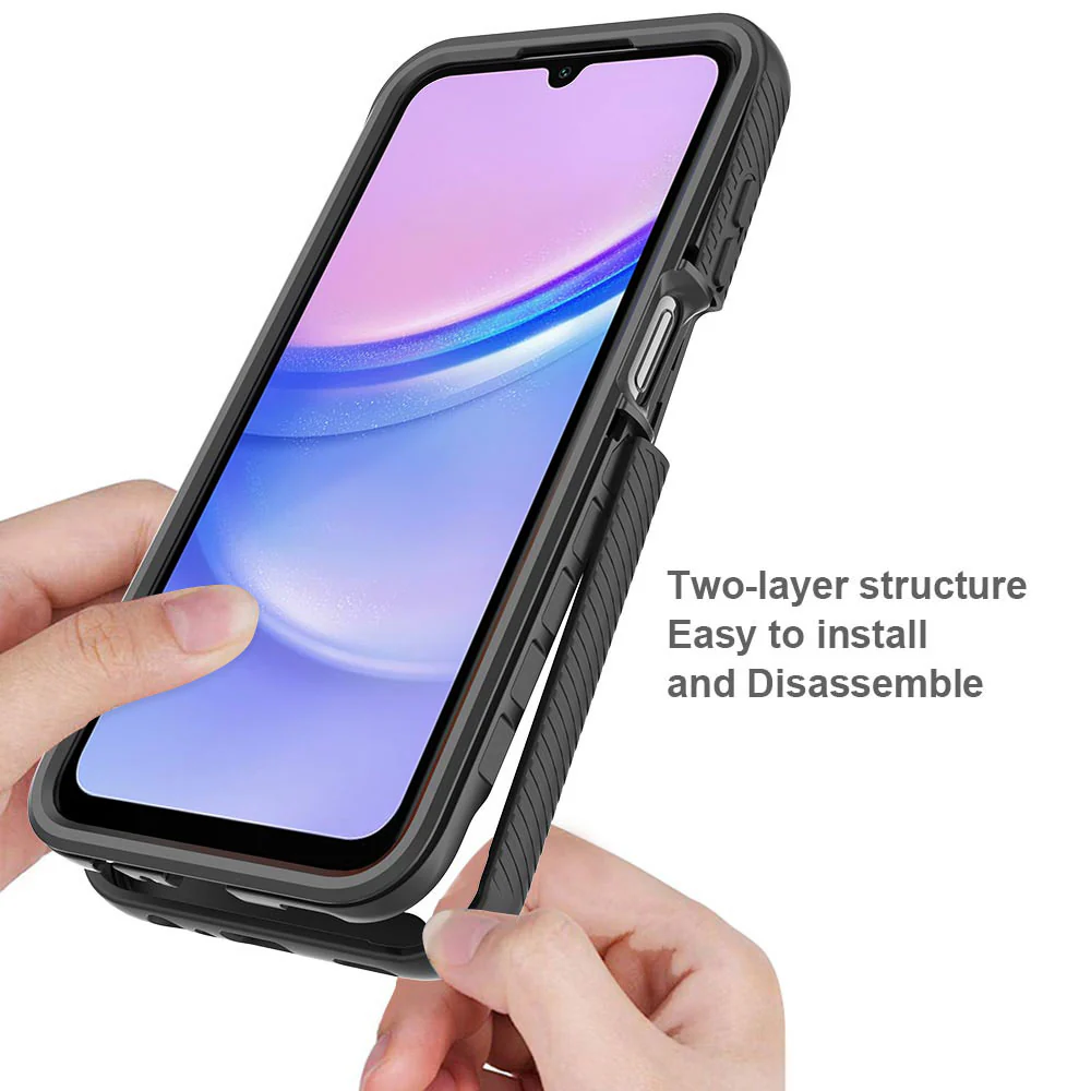 HN-SS24-A155G | Samsung Galaxy A15 5G SM-A156 / A15 4G SM-A155 Case | Protection Military Grade Shockproof Drop Proof Cover - Image 4