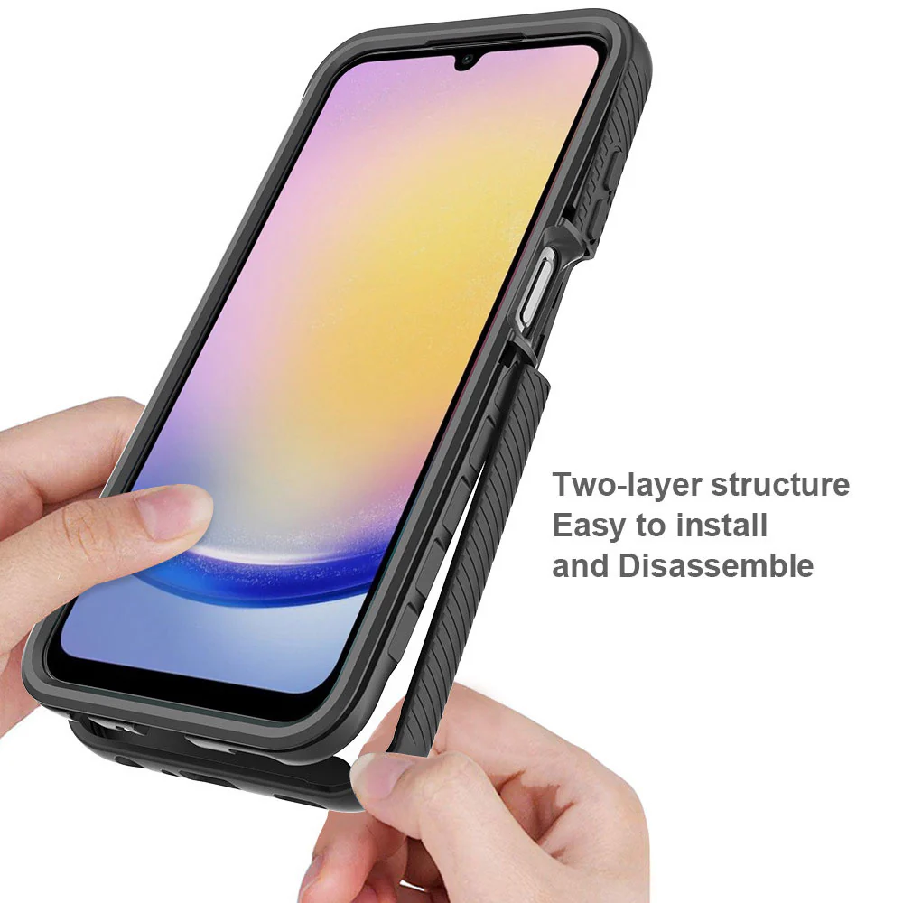 HN-SS24-A255G | Samsung Galaxy A25 5G SM-A256 Case | Protection Military Grade Shockproof Drop Proof Cover - Image 4