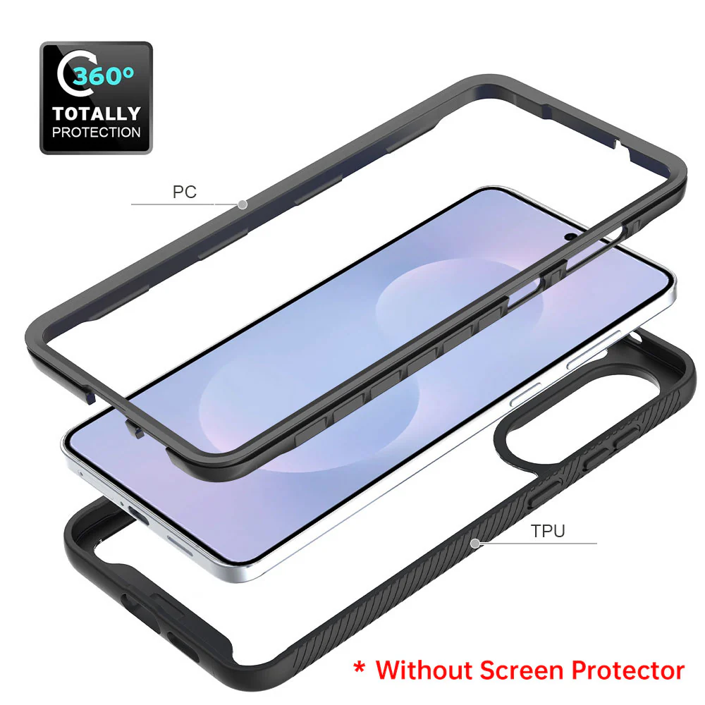 HN-SS25-S25E | Samsung Galaxy S25 Edge SM-S937 Case | Protection Military Grade Shockproof Drop Proof Cover - Image 2