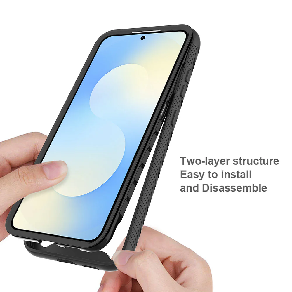 HN-SS25-S25FE | Samsung Galaxy S25 FE SM-S731 Case | Protection Military Grade Shockproof Drop Proof Cover - Image 3