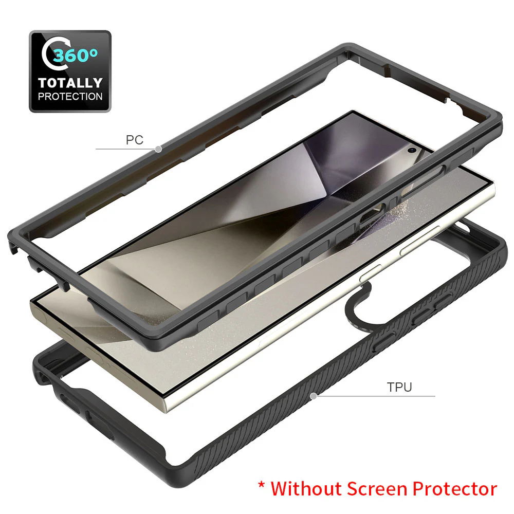 HN-SS25-S25U | Samsung Galaxy S25 Ultra SM-S938 Case | Protection Military Grade Shockproof Drop Proof Cover - Image 2