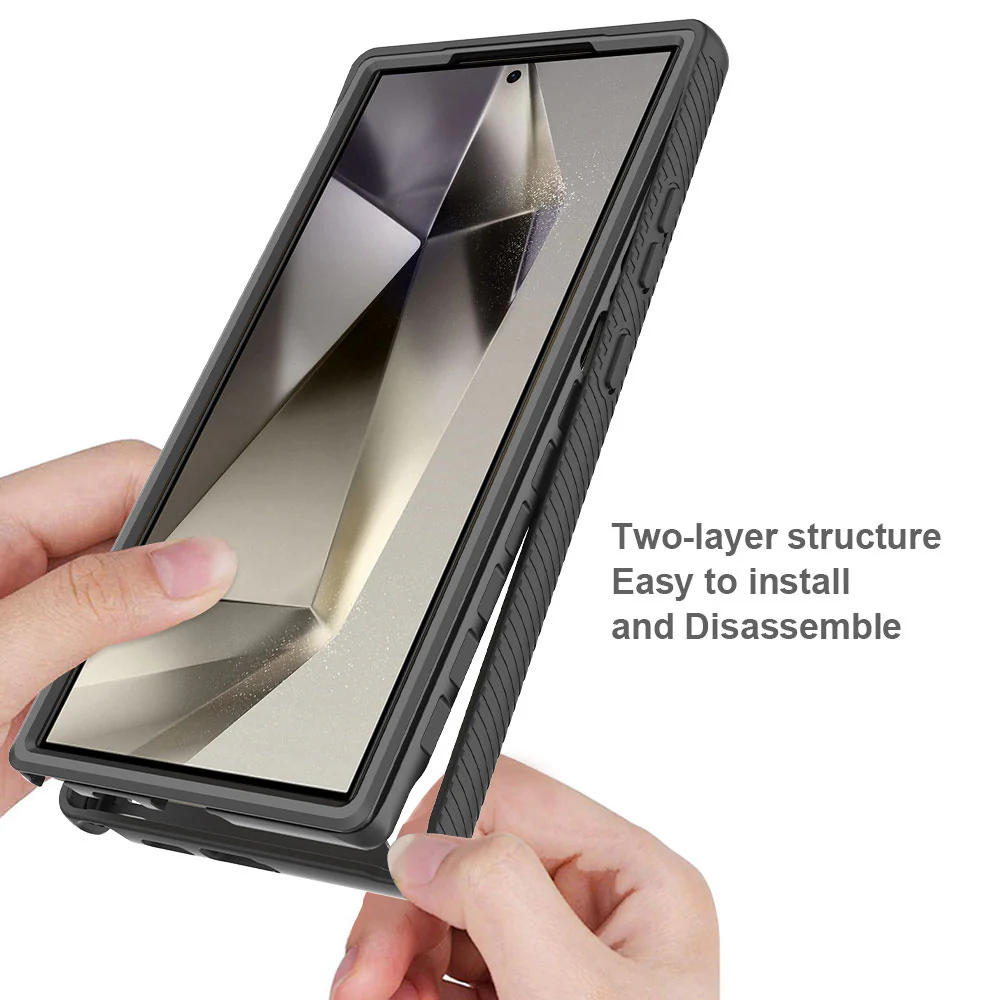 HN-SS25-S25U | Samsung Galaxy S25 Ultra SM-S938 Case | Protection Military Grade Shockproof Drop Proof Cover - Image 3