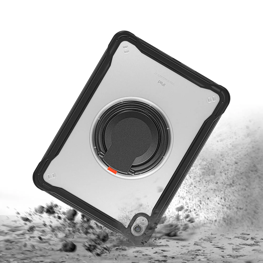 HON-iPad-N5 | iPad 10.9 (10th Gen.) | Rugged Case with Kick-Stand and Folding Grip - Image 4