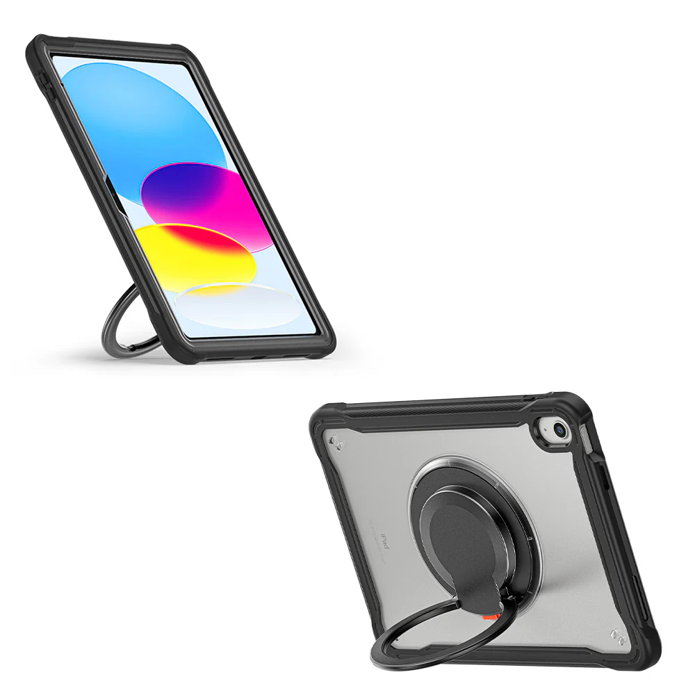 HON-iPad-N5 | iPad 11-Inch (11th Gen / A16) | Rugged Case with Kick-Stand and Folding Grip - Image 3