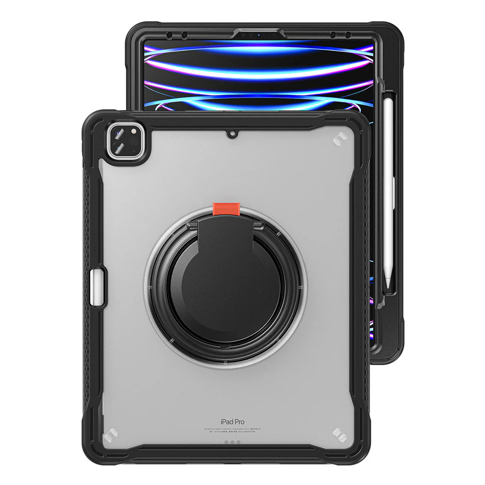 HON-iPad-PR10 | iPad Pro 13 (M4) / (M5) | Rugged Case with Kick-Stand and Folding Grip - Image 5