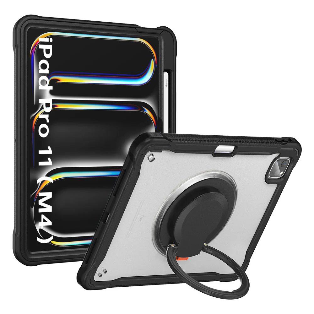 HON-iPad-PR11 | iPad Pro 11 (M4) / (M5) | Rugged Case with Kick-Stand and Folding Grip