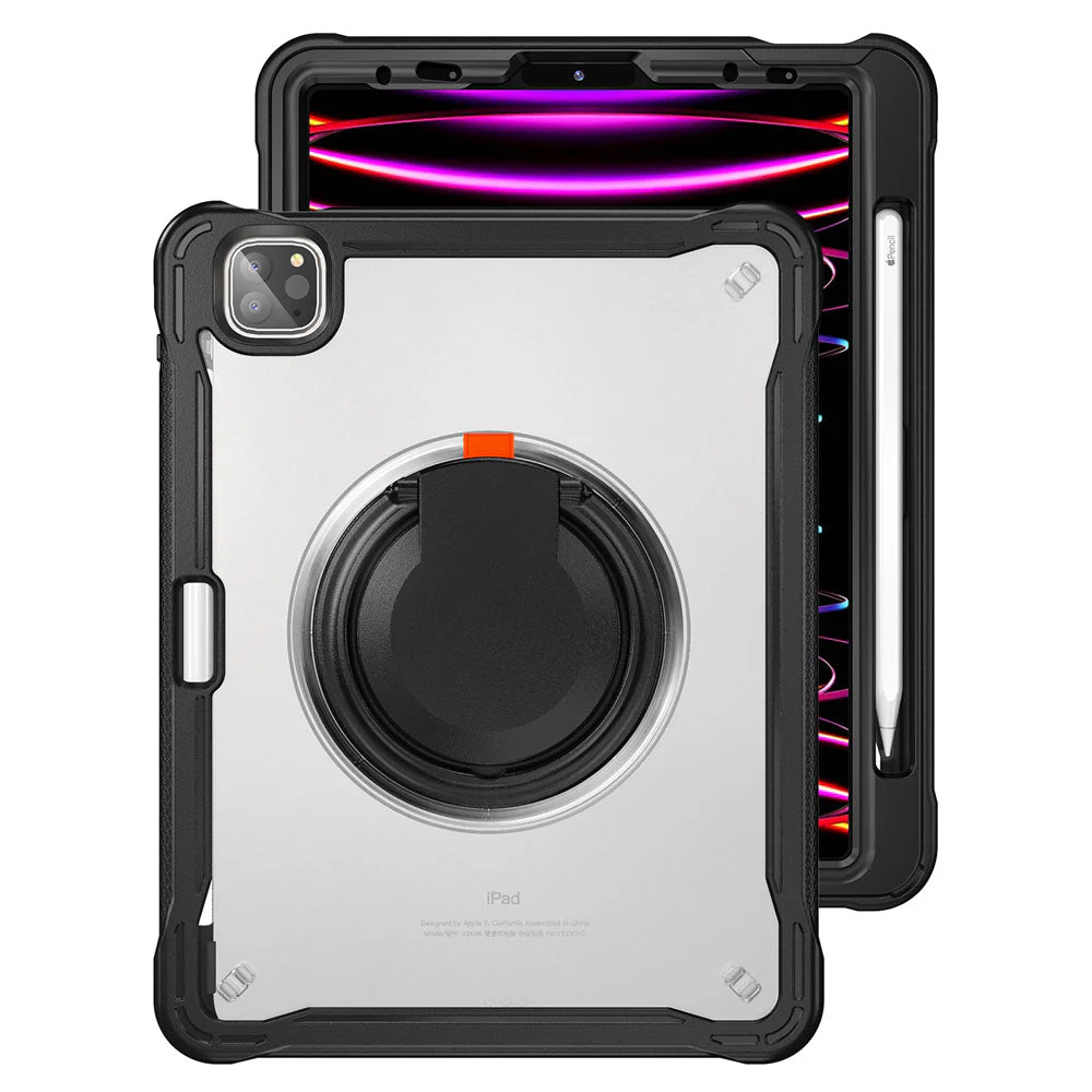 HON-iPad-PR11 | iPad Pro 11 (M4) / (M5) | Rugged Case with Kick-Stand and Folding Grip - Image 4