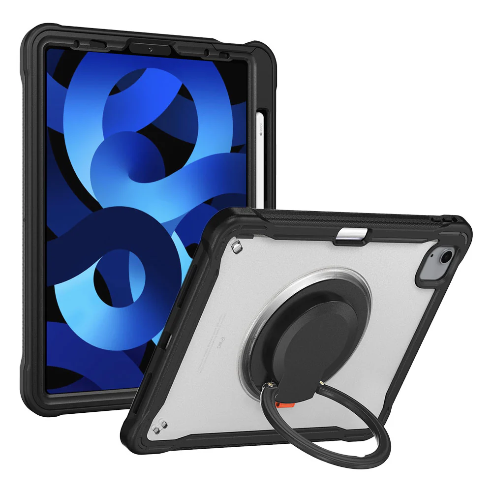HON-iPad-PR6 | iPad Air 4 2020 / iPad Air 5 2022 | Rugged Case with Kick-Stand and Folding Grip