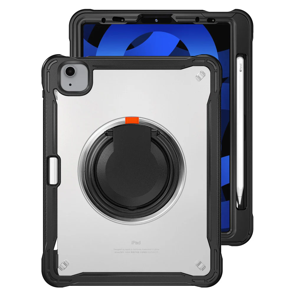HON-iPad-PR6 | iPad Air 4 2020 / iPad Air 5 2022 | Rugged Case with Kick-Stand and Folding Grip - Image 5