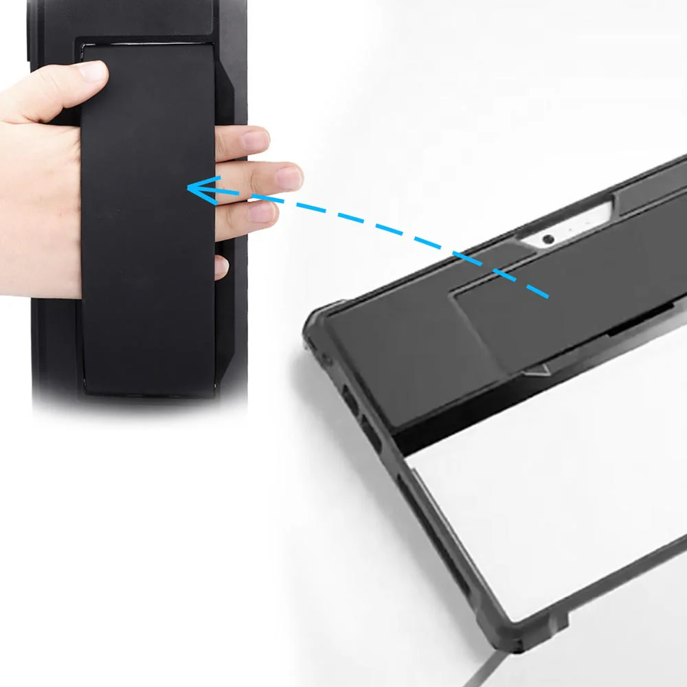 HPC-MS-SFP7 | Microsoft Surface Pro 7 / 7 Plus / 6 / 5 / 4 | Shockproof Case with Handstrap - Image 4