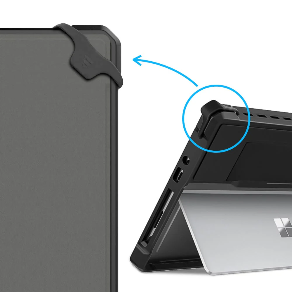 HPC-MS-SFP7 | Microsoft Surface Pro 7 / 7 Plus / 6 / 5 / 4 | Shockproof Case with Handstrap - Image 5