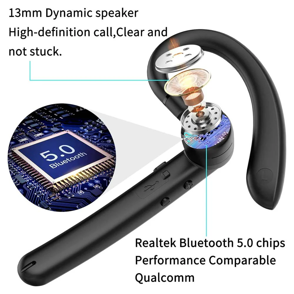 HPH-BS02 | Noise Canceling Bluetooth Earpiece - Image 3