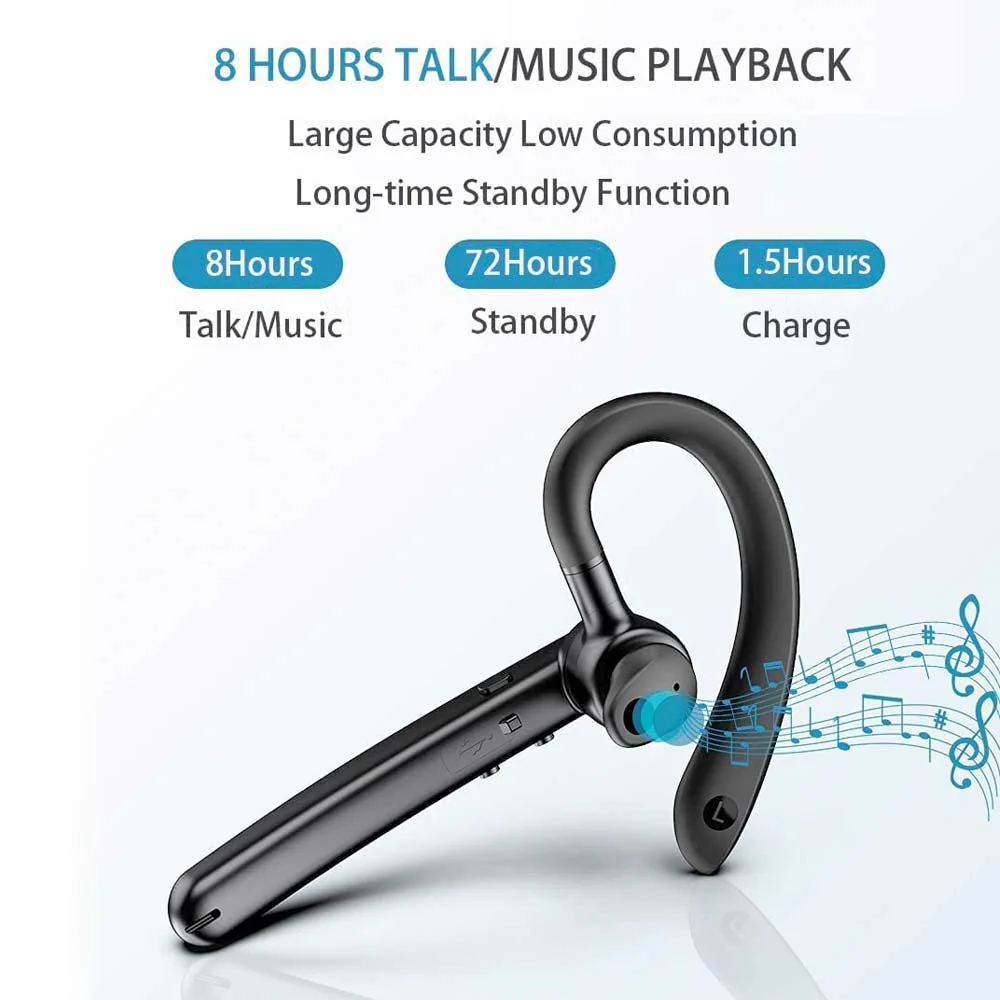 HPH-BS02 | Noise Canceling Bluetooth Earpiece - Image 4