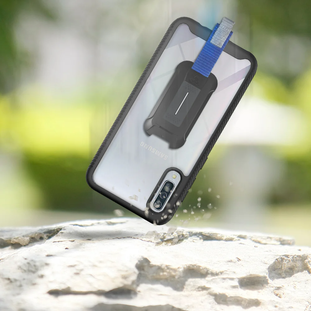 HX-A50-BK | Samsung Galaxy A50s Case | Protection Military Grade w/ KEY Mount & Carabiner - Image 8