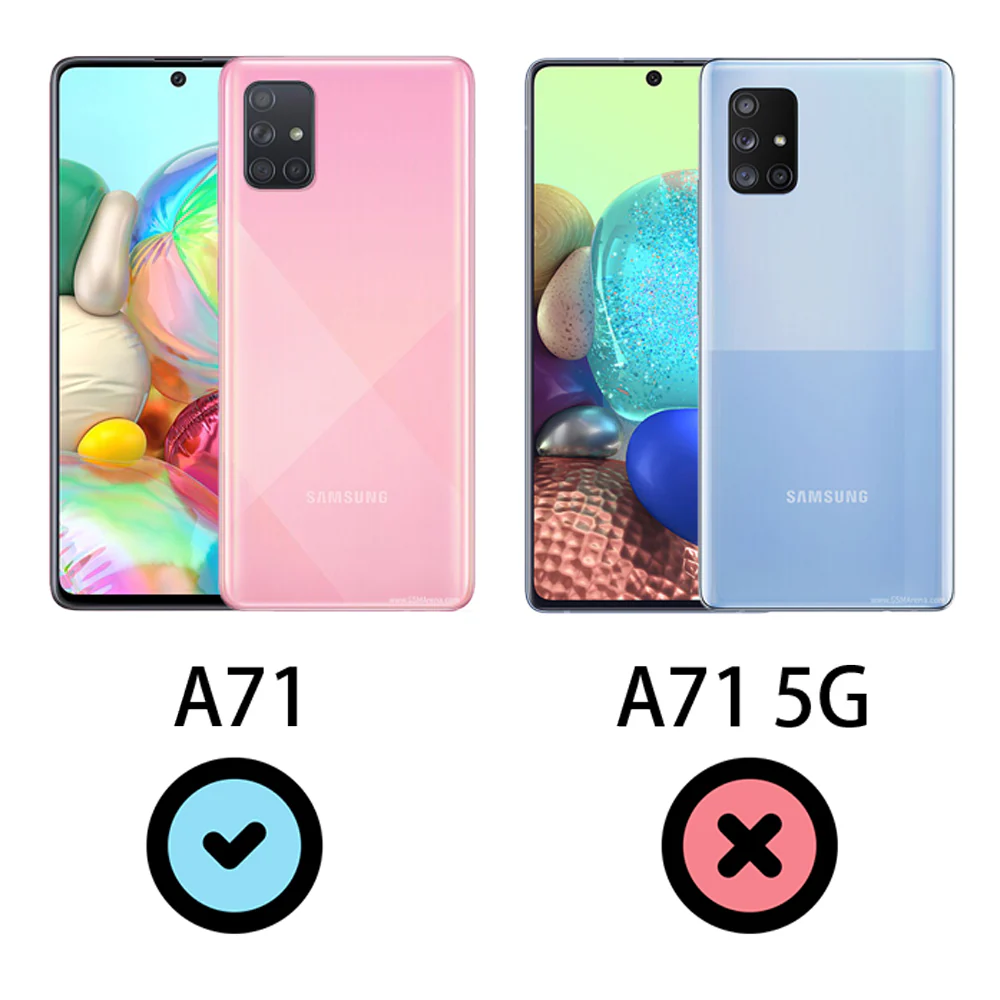 HX-A71-RD | Samsung Galaxy A71 (NOT for A71 5G) Case | Protection Military Grade w/ KEY Mount & Carabiner -Pink - Image 10