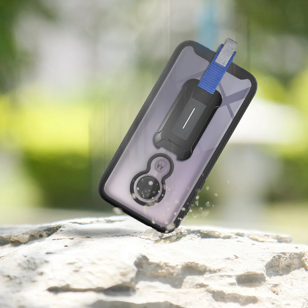 HX-G7PW*US | Motorola Moto G7 Power Case (US VERSION) | Protection Military Grade w/ KEY Mount & Carabiner - Image 8