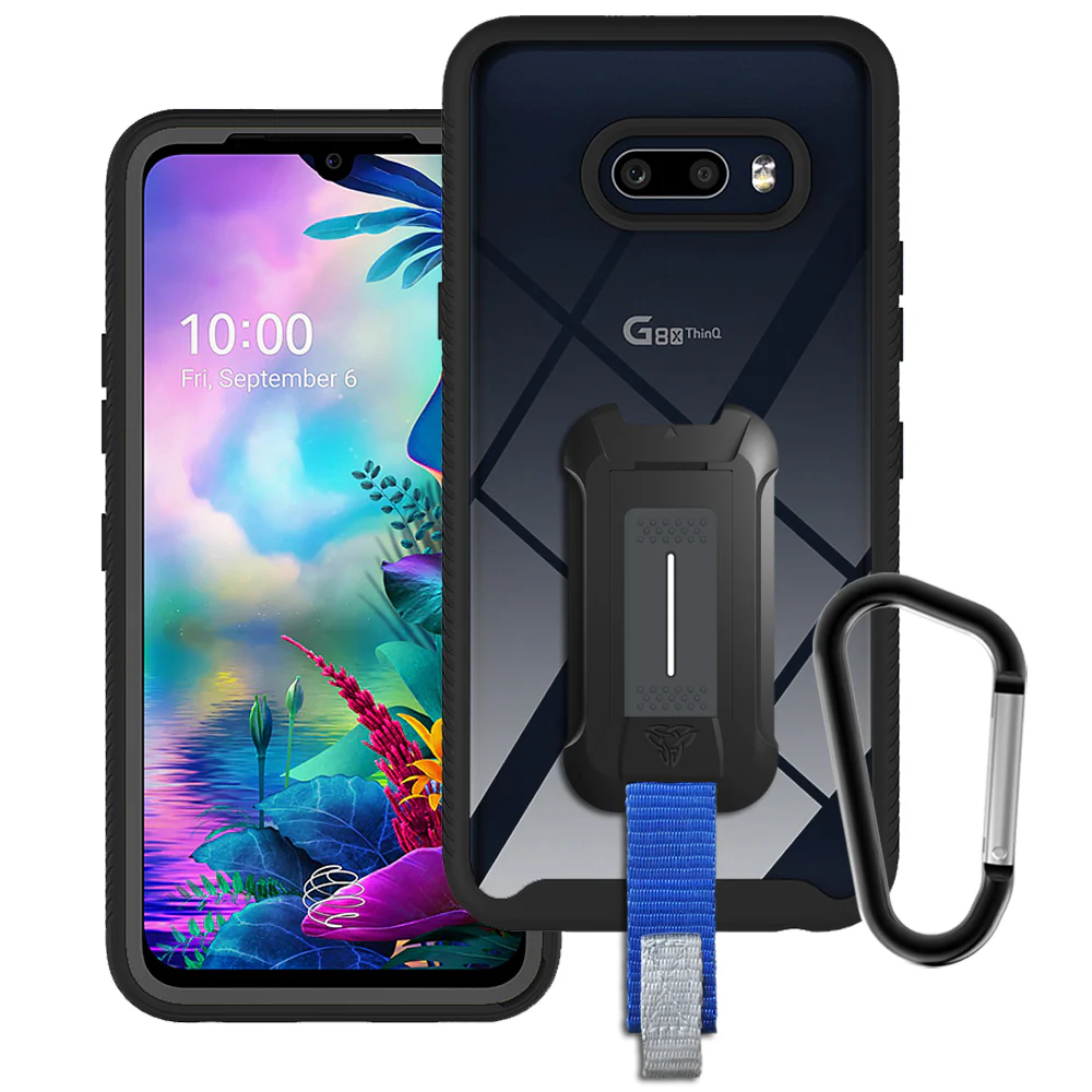 HX-G8X | LG G8X ThinQ / V50S ThinQ Case | Protection Military Grade w/ KEY Mount & Carabiner