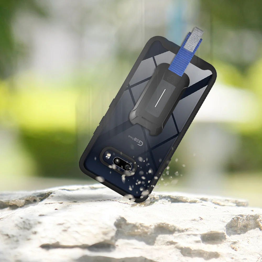 HX-G8X | LG G8X ThinQ / V50S ThinQ Case | Protection Military Grade w/ KEY Mount & Carabiner - Image 7