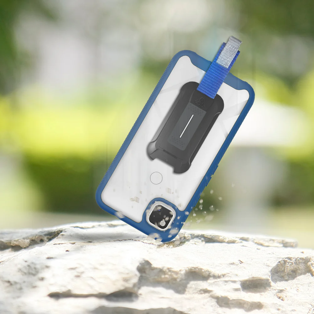 HX-GG20-PXL4A-NY | Google Pixel 4a Case | Protection Military Grade w/ KEY Mount & Carabiner -Navy - Image 8