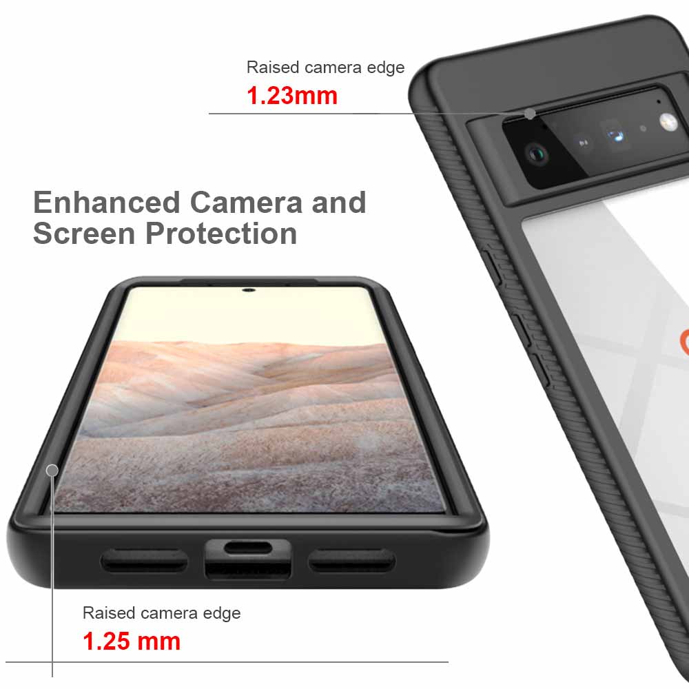 HX-GG21-PXL6PR | Google Pixel 6 Pro Case | Protection Military Grade w/ KEY Mount & Carabiner -Black - Image 8