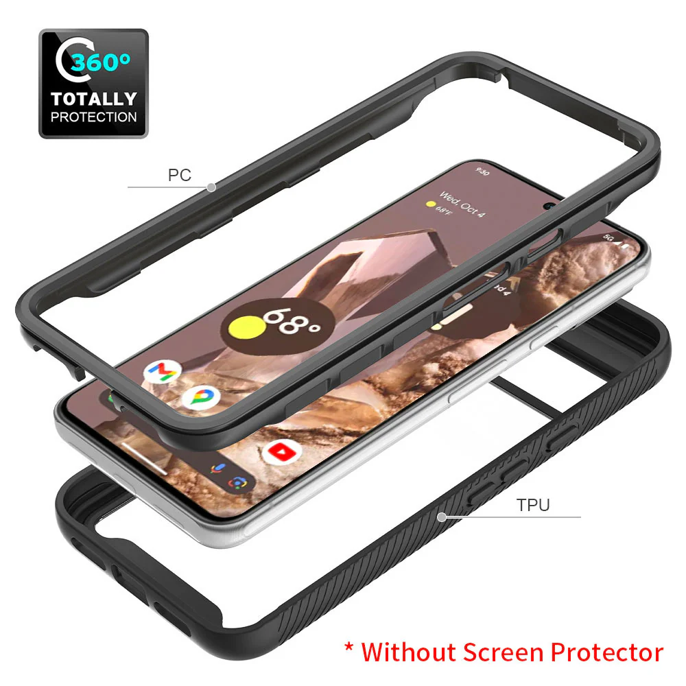 HX-GG23-PXL8 | Google Pixel 8 Case | Protection Military Grade w/ KEY Mount & Carabiner - Image 9