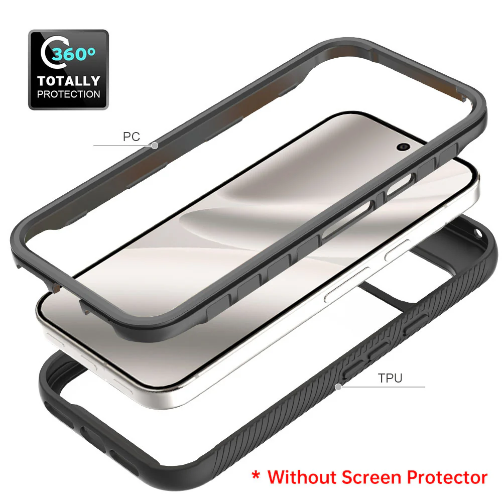 HX-GG25-PXL10 | Google Pixel 10 / 10 Pro Case | Protection Military Grade w/ KEY Mount & Carabiner - Image 9