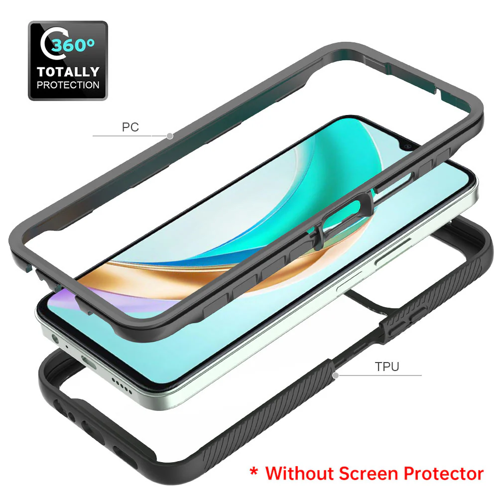 HX-HR24-X6B | Honor X6b Case | Protection Military Grade w/ KEY Mount & Carabiner - Image 7