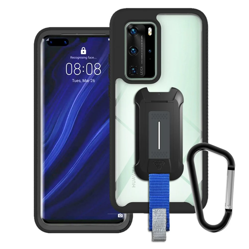 HX-HW20-P40PRO | Huawei P40 Pro Case | Protection Military Grade w/ KEY Mount & Carabiner