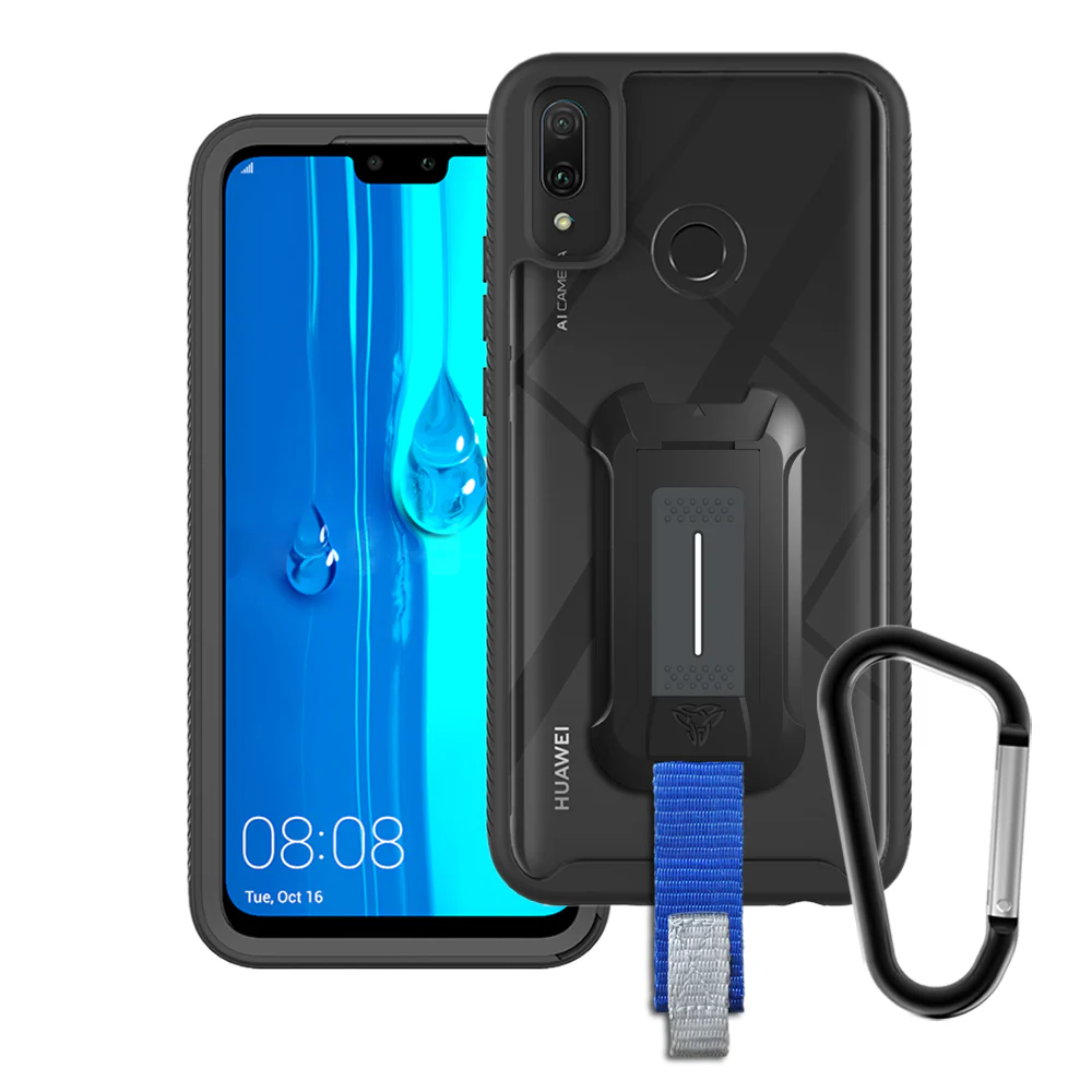 HX-HW20-Y9 | Huawei Y9 (2019) / Enjoy 9 Plus Case | Protection Military Grade w/ KEY Mount & Carabiner