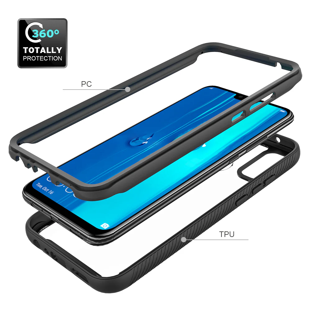 HX-HW20-Y9 | Huawei Y9 (2019) / Enjoy 9 Plus Case | Protection Military Grade w/ KEY Mount & Carabiner - Image 7