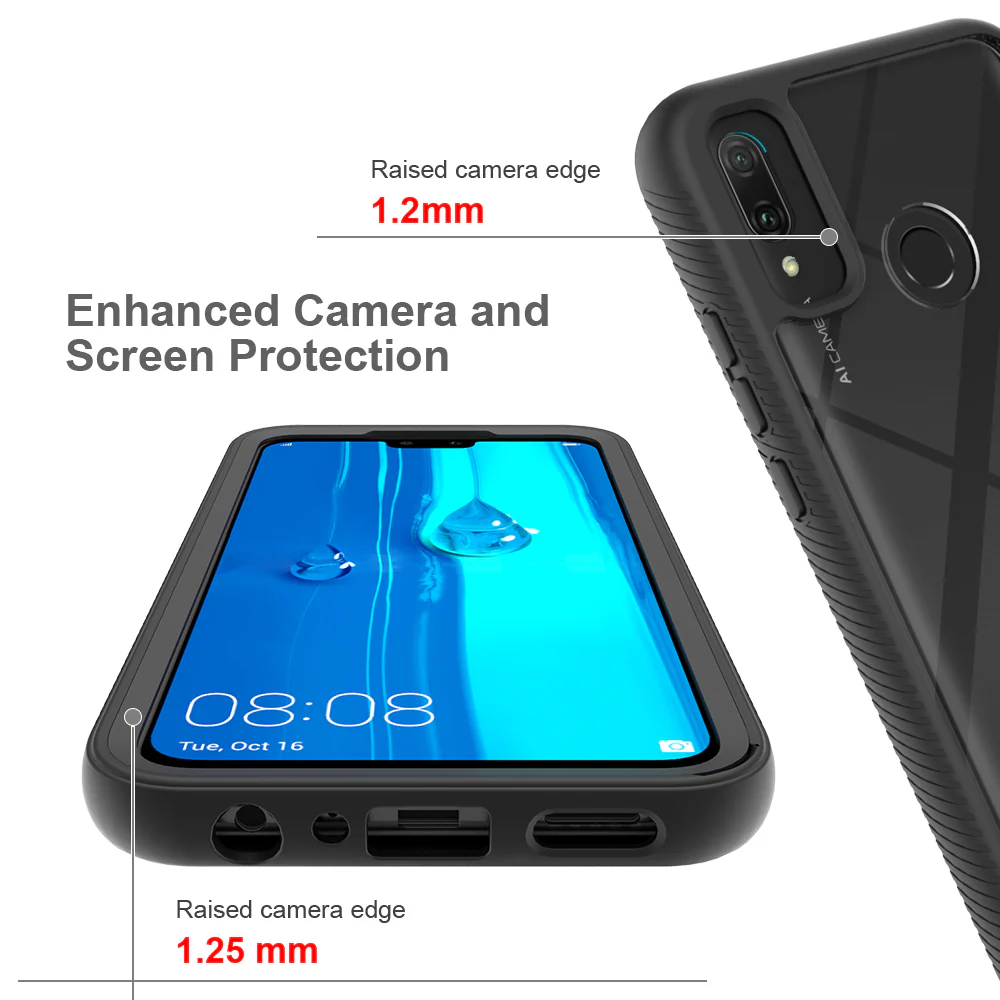 HX-HW20-Y9 | Huawei Y9 (2019) / Enjoy 9 Plus Case | Protection Military Grade w/ KEY Mount & Carabiner - Image 8
