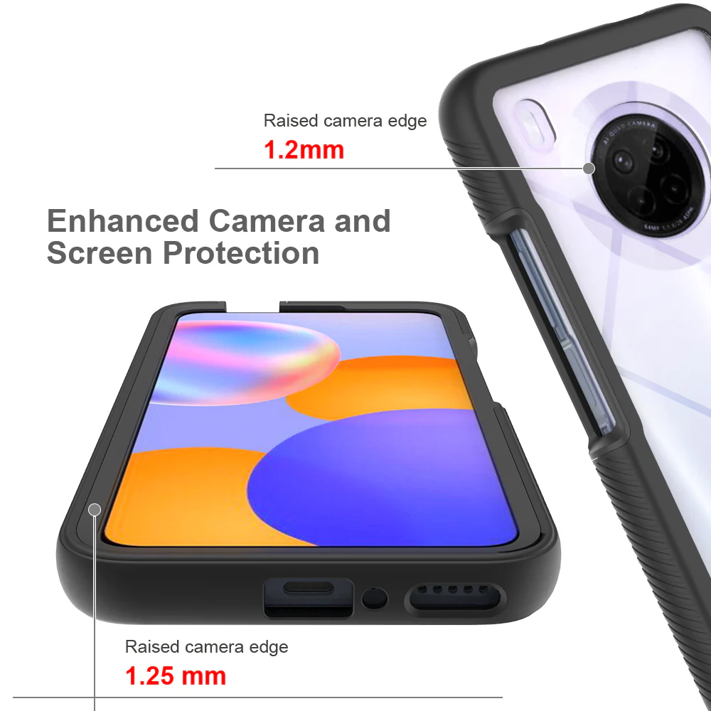 HX-HW20-Y9A | Huawei Y9a / Huawei Enjoy 20 Plus Case | Protection Military Grade w/ KEY Mount & Carabiner - Image 7