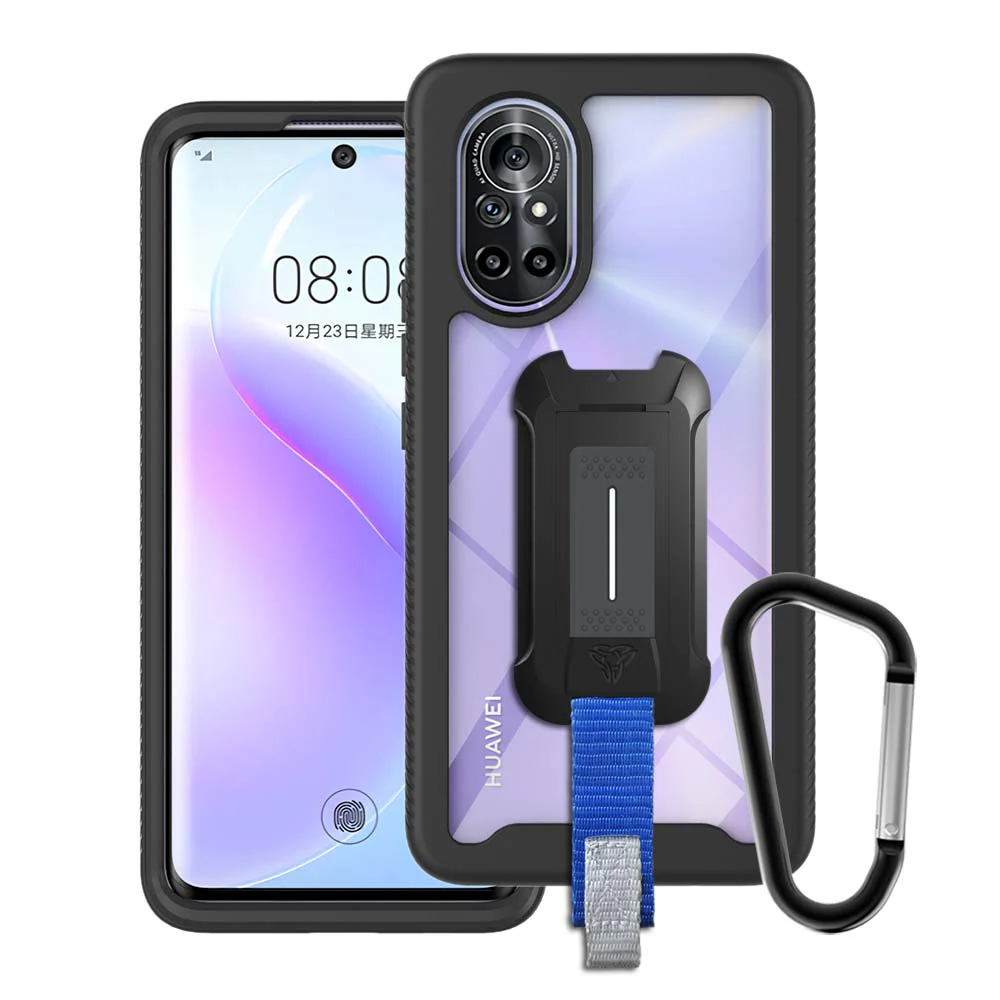 HX-HW21-NV8 | Huawei Nova 8 Case | Protection Military Grade w/ KEY Mount & Carabiner