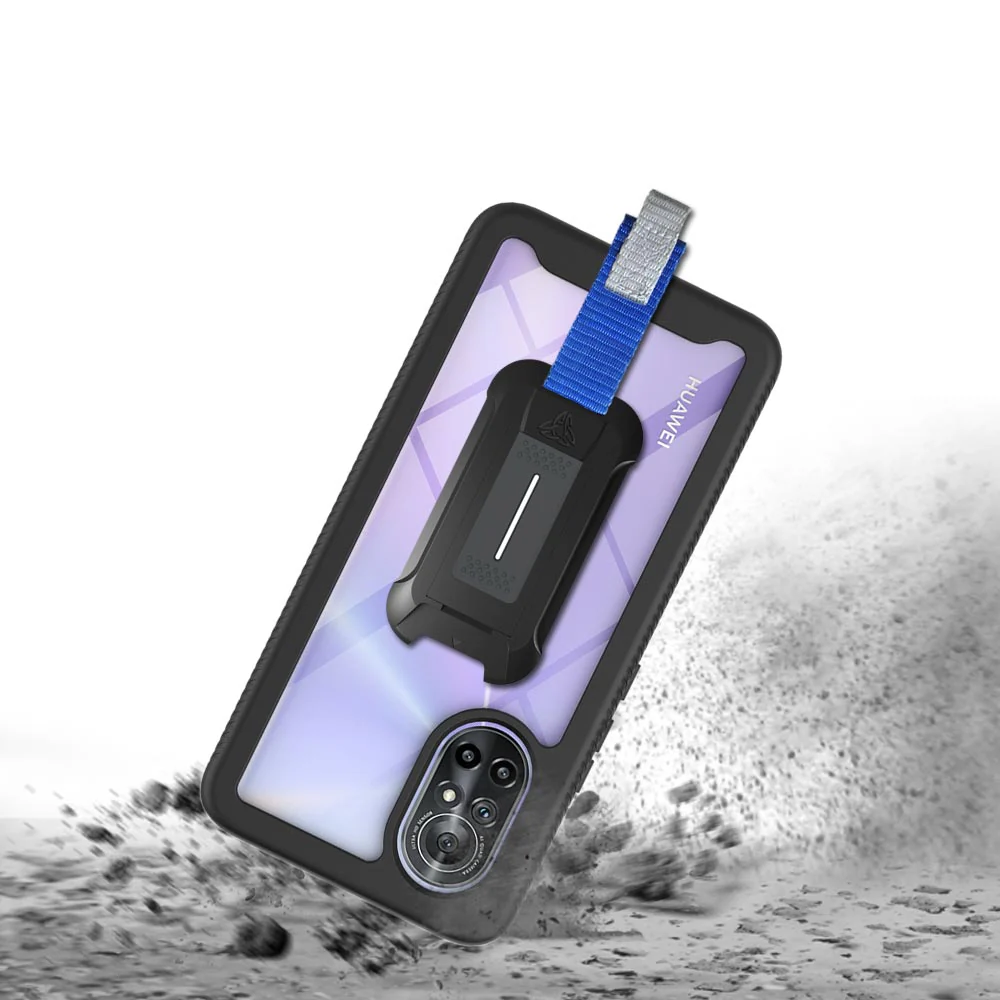 HX-HW21-NV8 | Huawei Nova 8 Case | Protection Military Grade w/ KEY Mount & Carabiner - Image 7