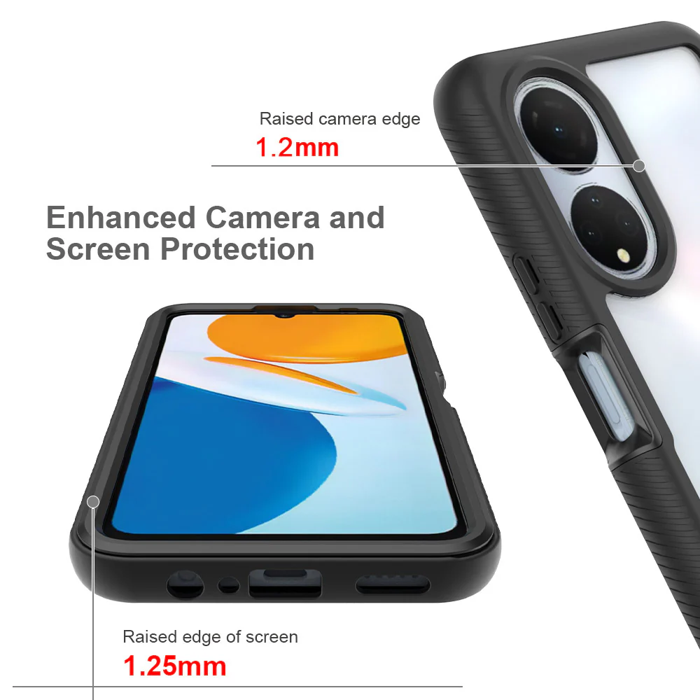 HX-HR22-X7 | Honor X7 Case | Protection Military Grade w/ KEY Mount & Carabiner - Image 4