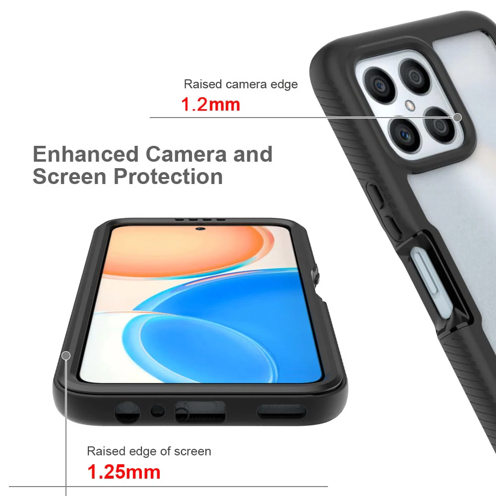 HX-HR22-X84G | Honor X8 4G Case | Protection Military Grade w/ KEY Mount & Carabiner - Image 4