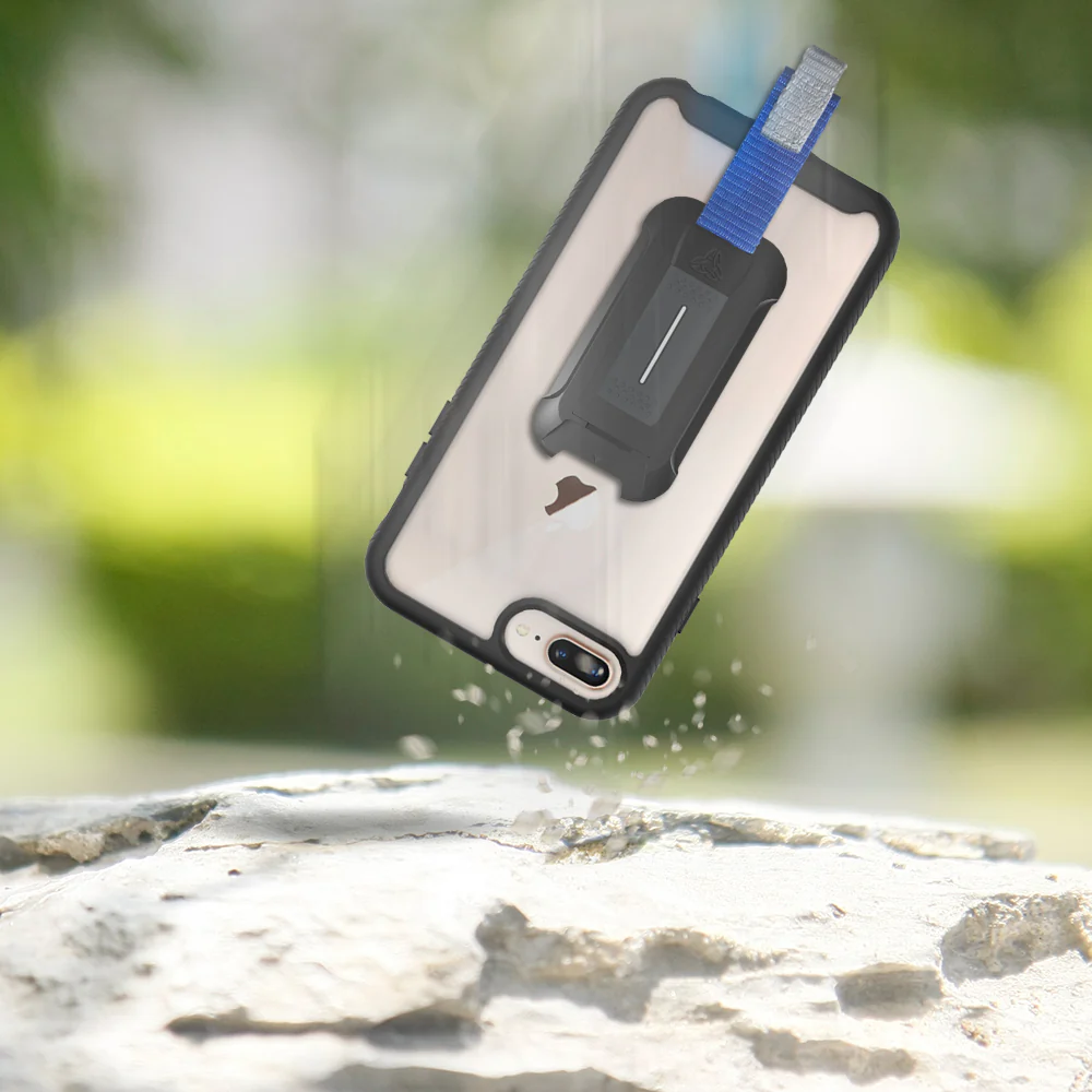 HX-iP678P-BK | iPhone 6 Plus Case | Protection Military Grade w/ KEY Mount & Carabiner - Image 8